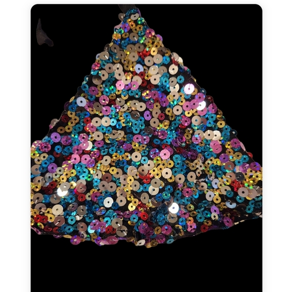 It's festival time get ready w/sequins two piece purple Bikini 👙 - Picture 5 of 10